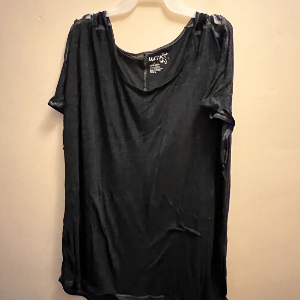 Sheer Shirt Plus Size